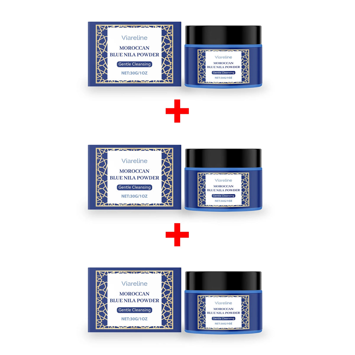 Moroccan Blue Nila Exfoliating Face Mask Powder