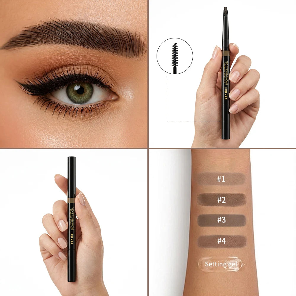 2-in-1 Waterproof Eyebrow Pencil and Sculpting Gel - 6