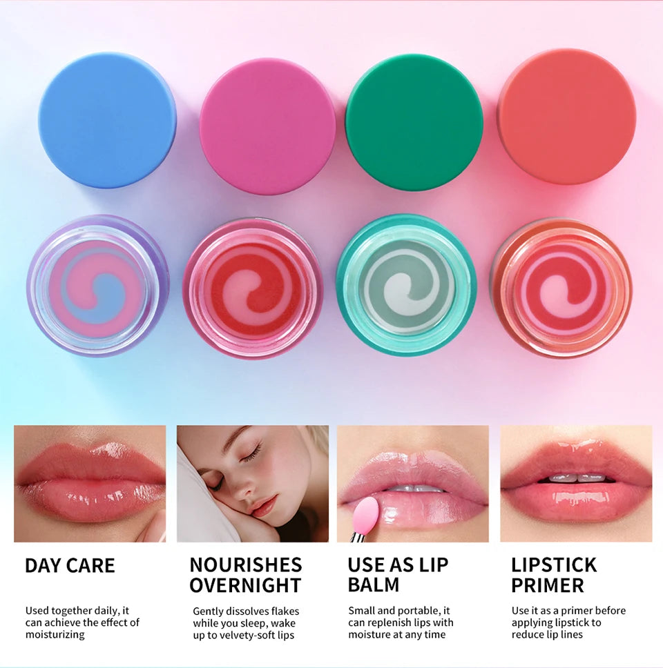 Dual-Color Hydrating Lip Sleeping Mask for Dry Lips - 13
