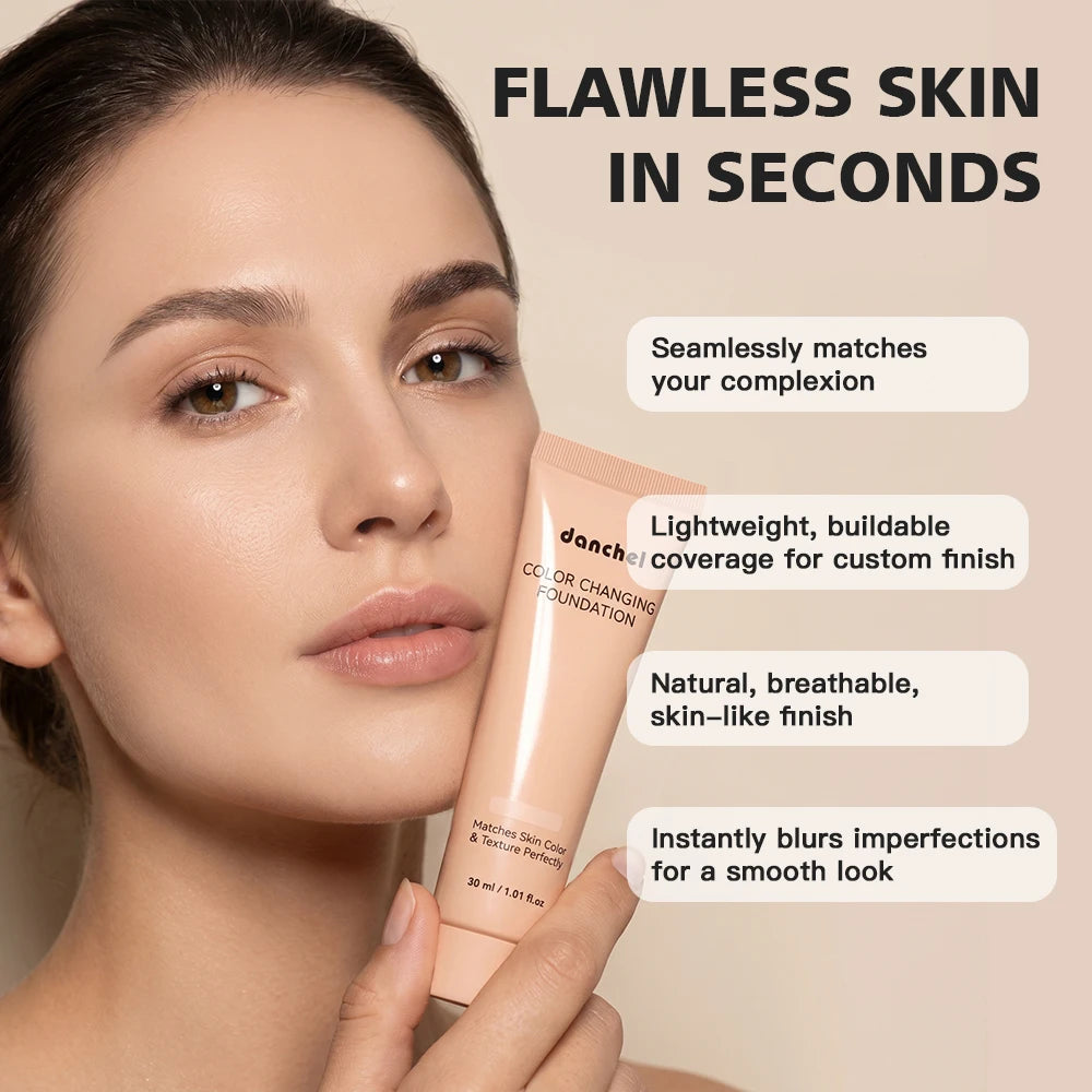 Color-Changing Liquid Foundation for Flawless Even Skin Tone - 8