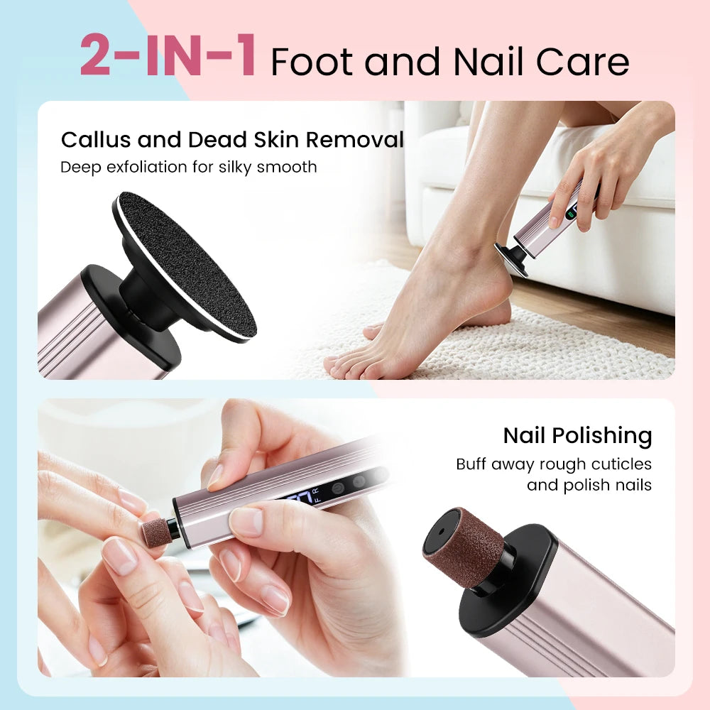 Electric Callus Remover and Manicure Foot File Tool