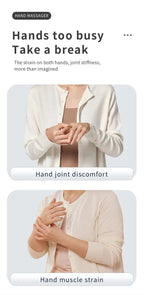 Electric Heated Hand Massager with Air Compression