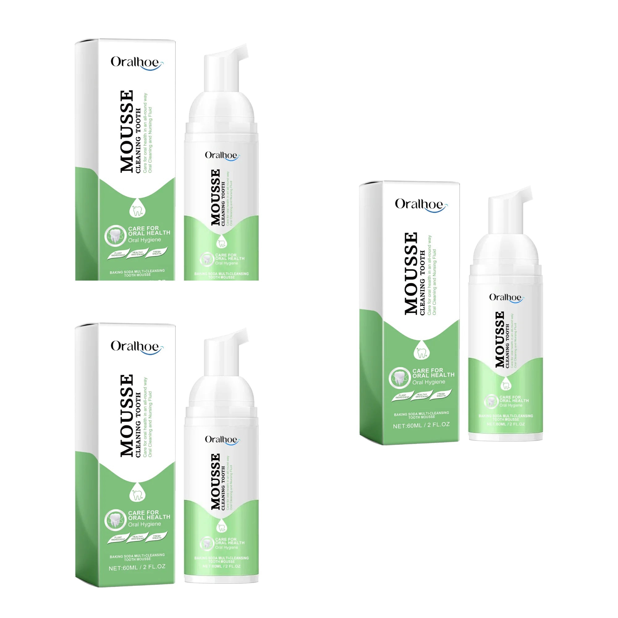 Whitening Foaming Toothpaste for Stain Removal and Deep Cleaning - 17