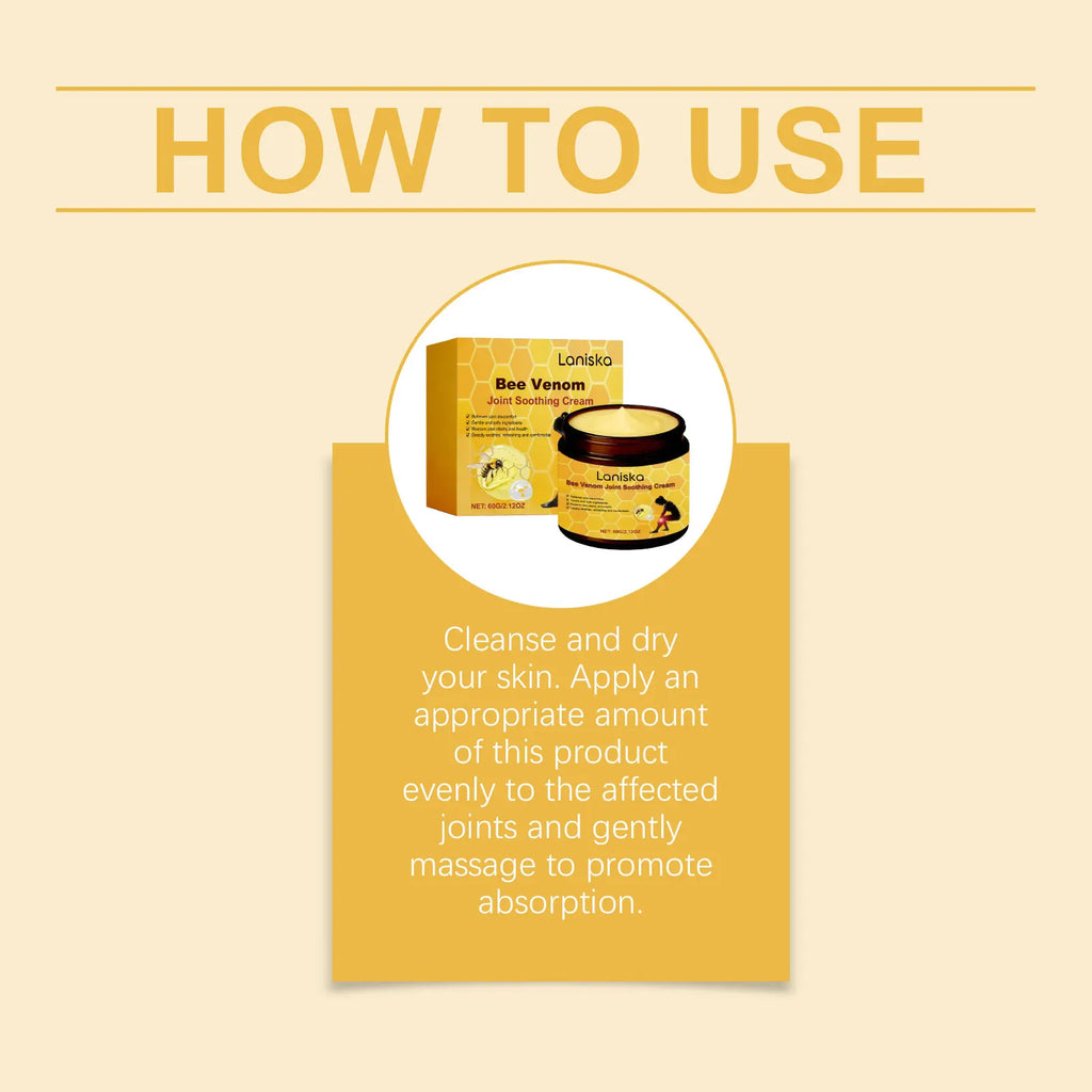 Bee Venom Joint and Muscle Soothing Cream