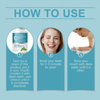 Refreshing Teeth Whitening & Probiotic Mouthwash Tablets