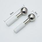 Stainless Steel Cooling Facial Globes for Puffiness and Wrinkles