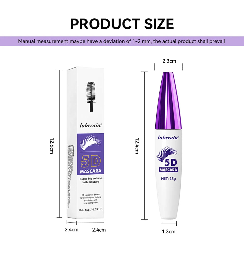 5D Waterproof Lengthening and Volumizing Mascara - 17