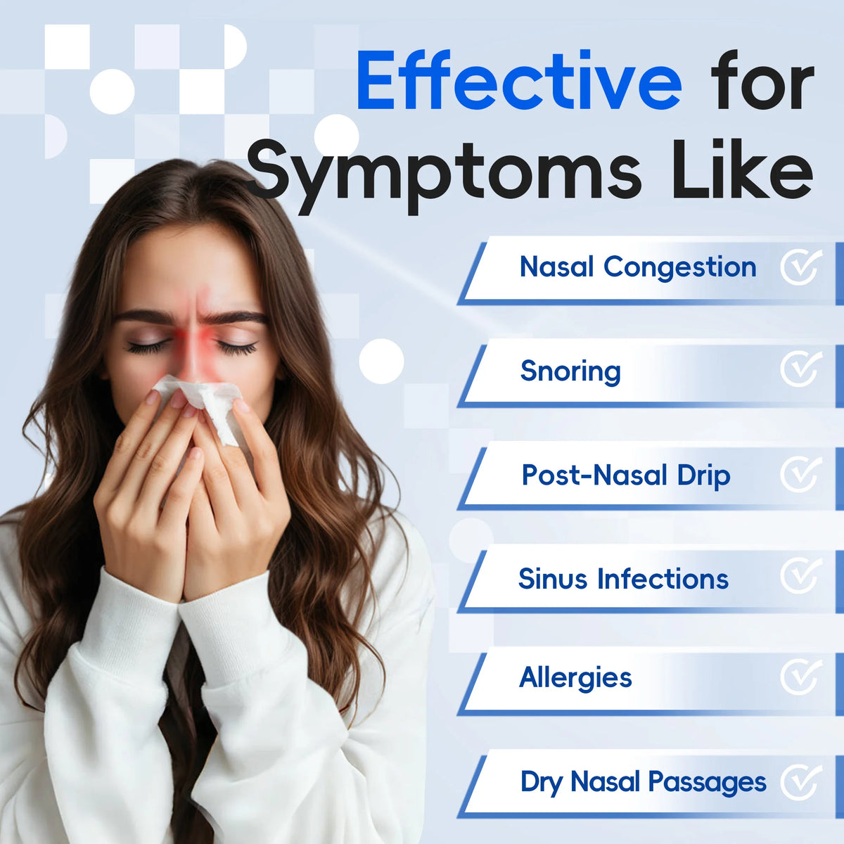 Electric Portable Nasal Irrigator for Sinus Relief