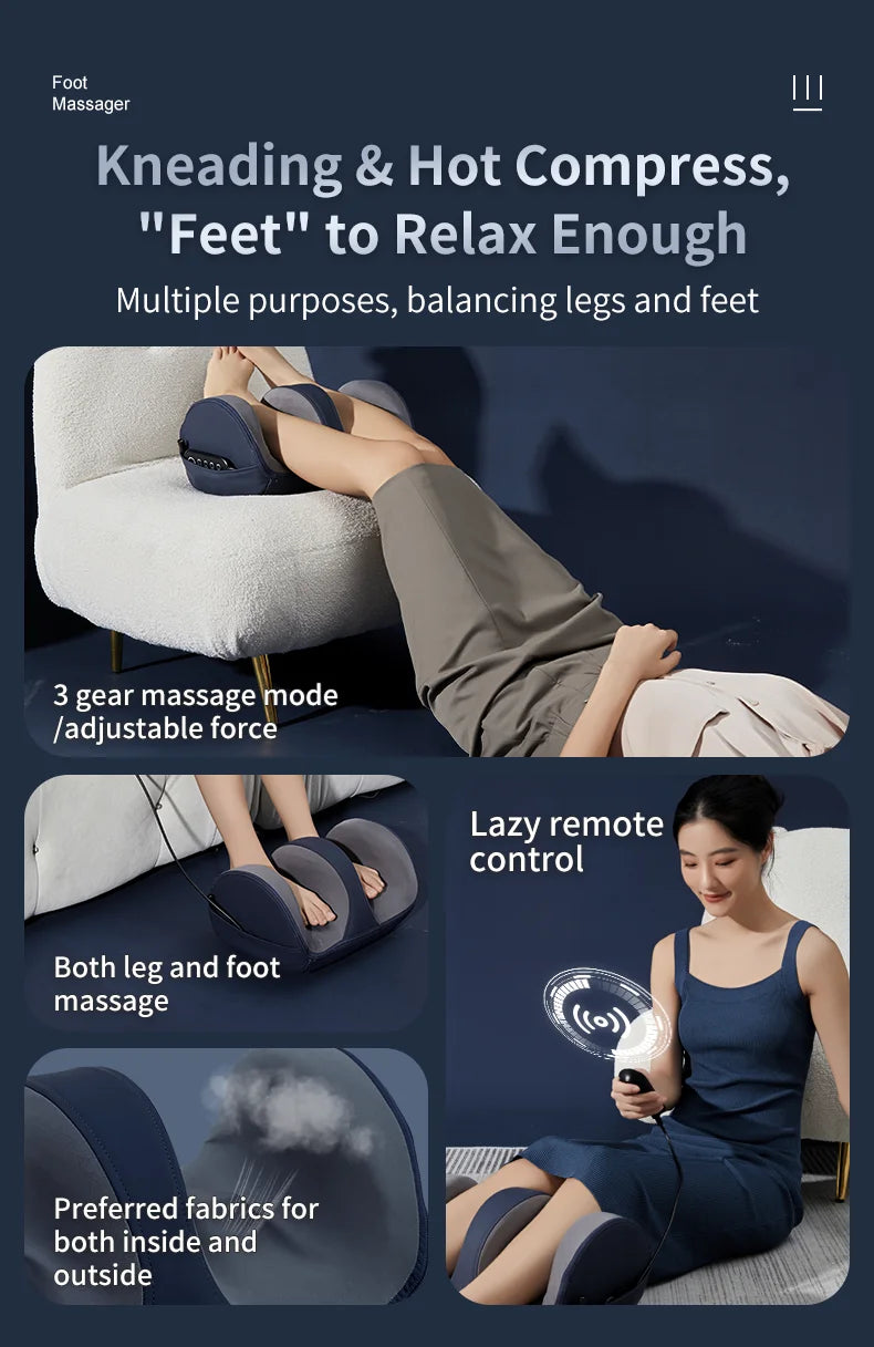 Multifunctional Shiatsu Foot and Leg Massager with Heat - 9
