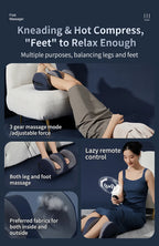 Multifunctional Shiatsu Foot and Leg Massager with Heat