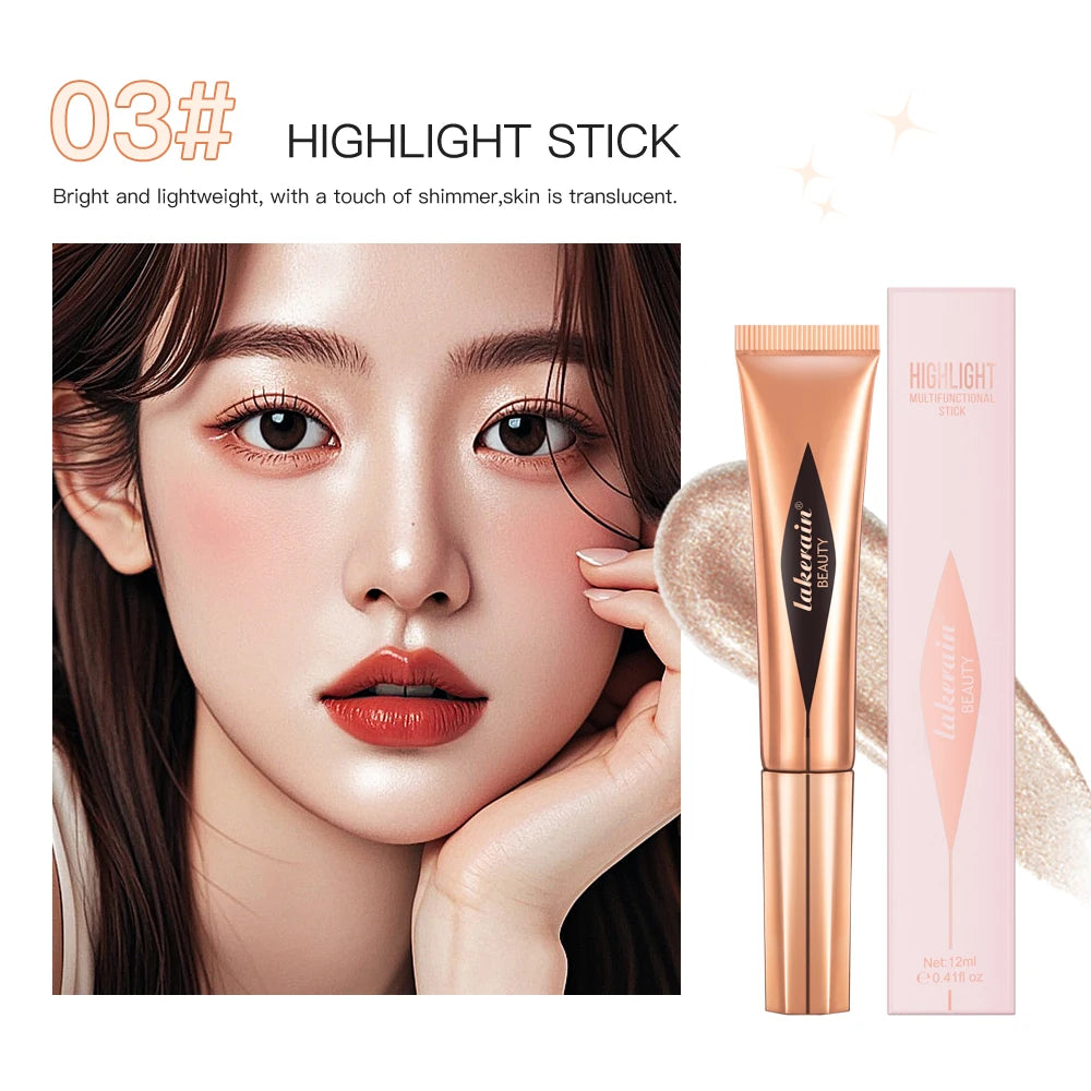 Liquid Face Contour and Highlighter Wand with Cushion Applicator - 25