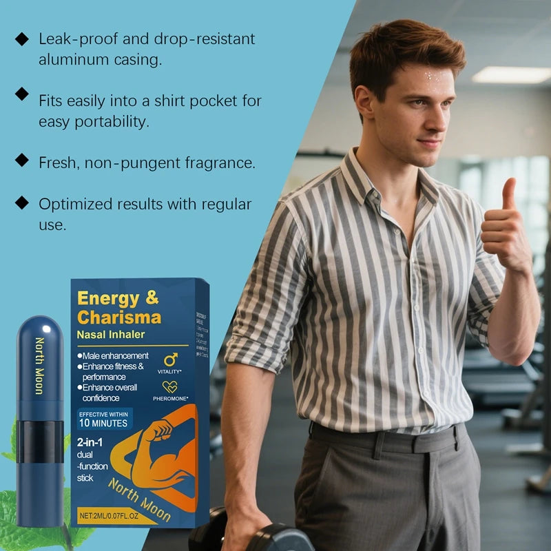 Men's Energy and Performance Boosting Nasal Inhaler