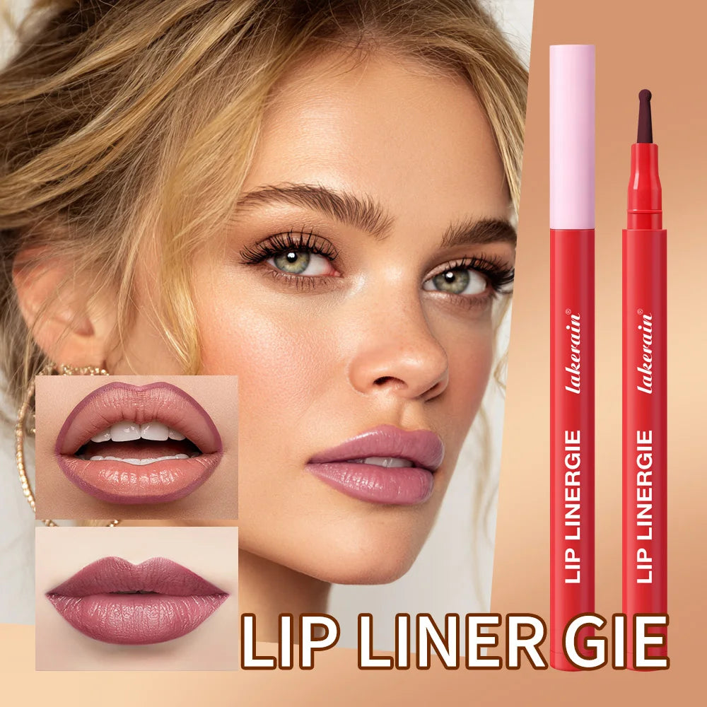 Waterproof Sculpting Ballpoint Felt Tip Lip Liner Stain
