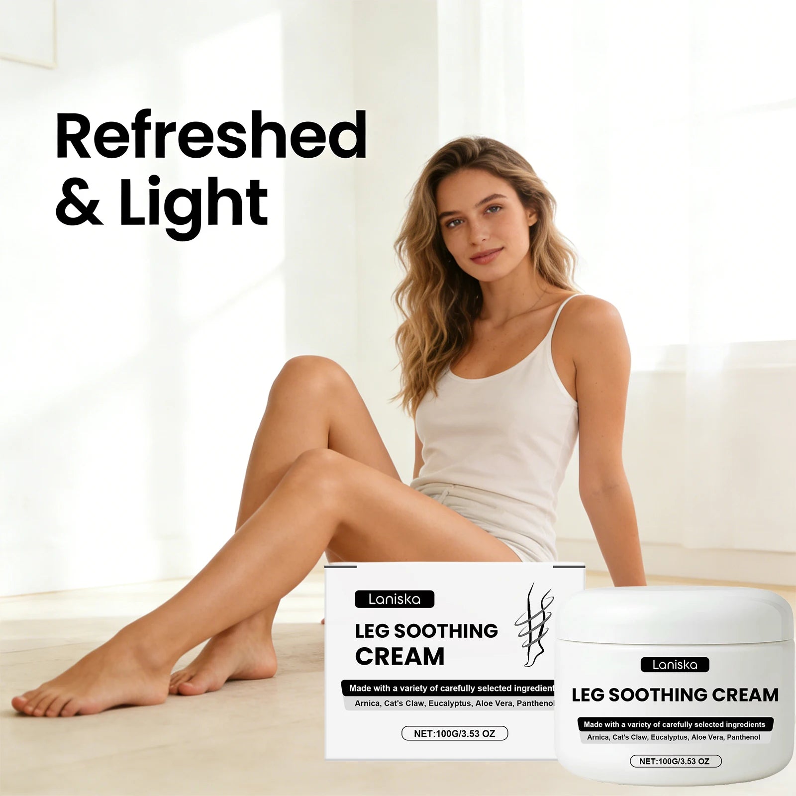 Moisturizing Leg Soothing Cream for Muscle Relaxation - 1