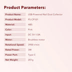 USB Powered Nail Dust Collector for Manicures