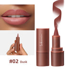 2-in-1 Waterproof Matte Lipstick and Lip Liner Crayon