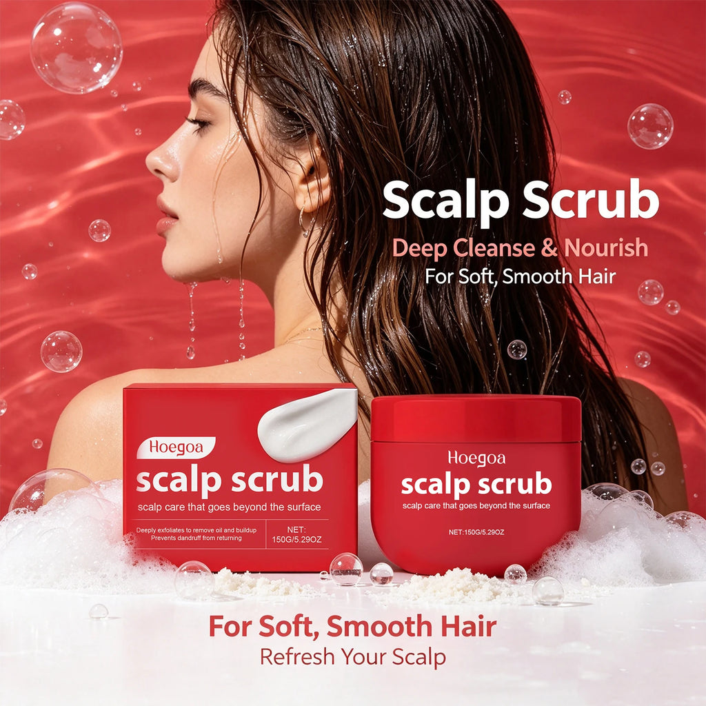 Deep Cleansing Scalp Exfoliating Scrub for Dandruff and Oil Control