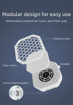 Professional Cordless Nail Dust Collector with Powerful Suction