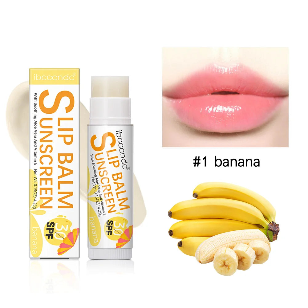 SPF 30 Moisturizing Sunscreen Lip Balm for UV Protection