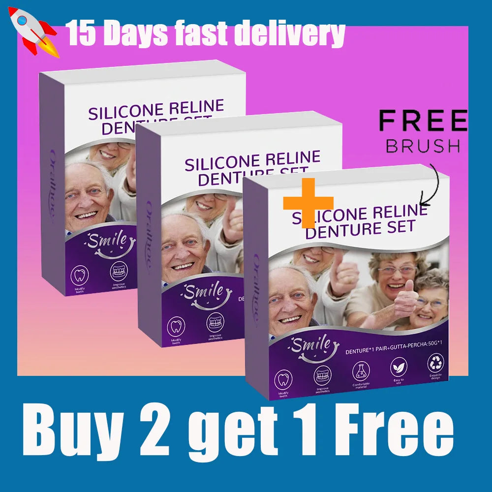 Professional Denture Reline and Comfort Fit Kit