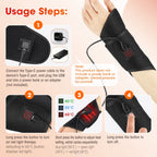 3-in-1 Red Light Heating Wrap for Ankle, Foot and Wrist