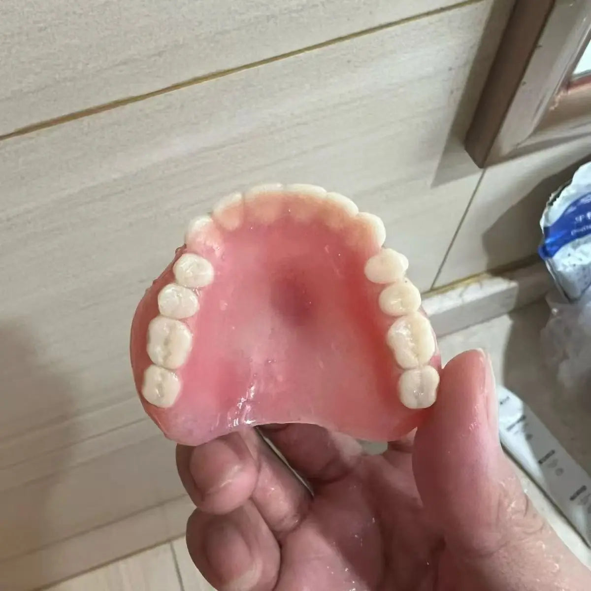 Custom-Fit Silicone Denture Set for Upper and Lower Teeth - 3
