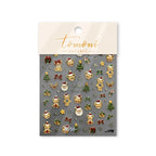 3D Christmas Cartoon Nail Art Sticker Decals