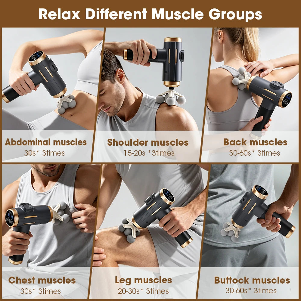 Portable Deep Tissue Percussion Muscle Massage Gun - 6