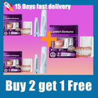 Moldable Silicone Instant Denture Set with Toothpaste and Toothbrush