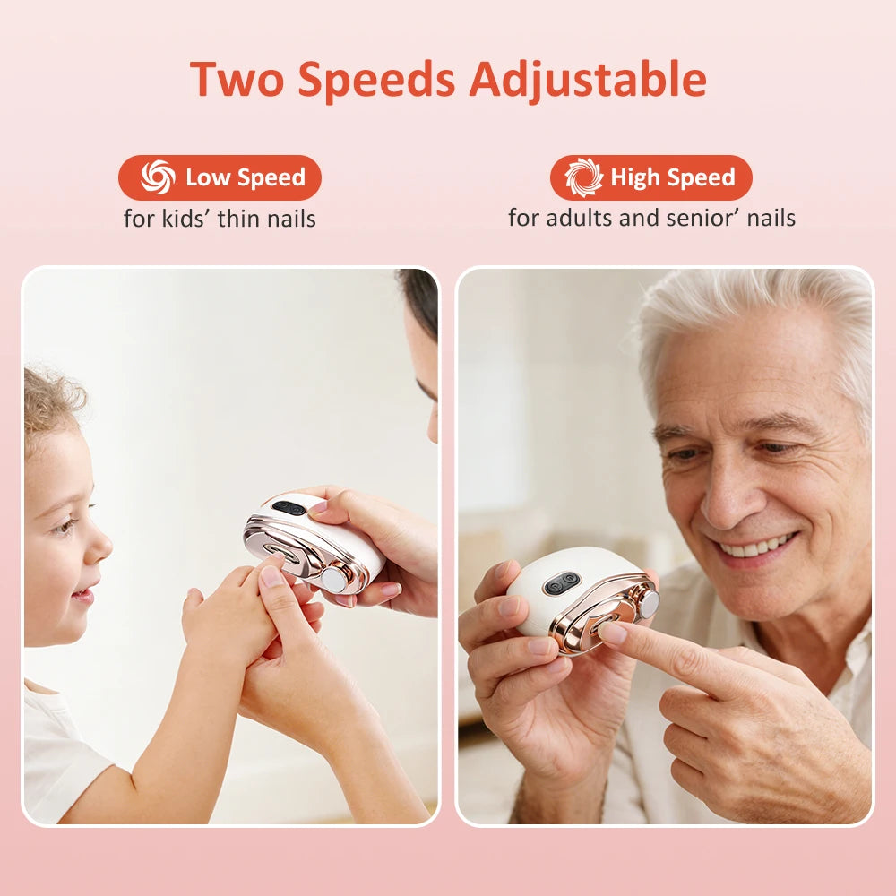 Automatic Electric Nail Clipper with LED Light - 3