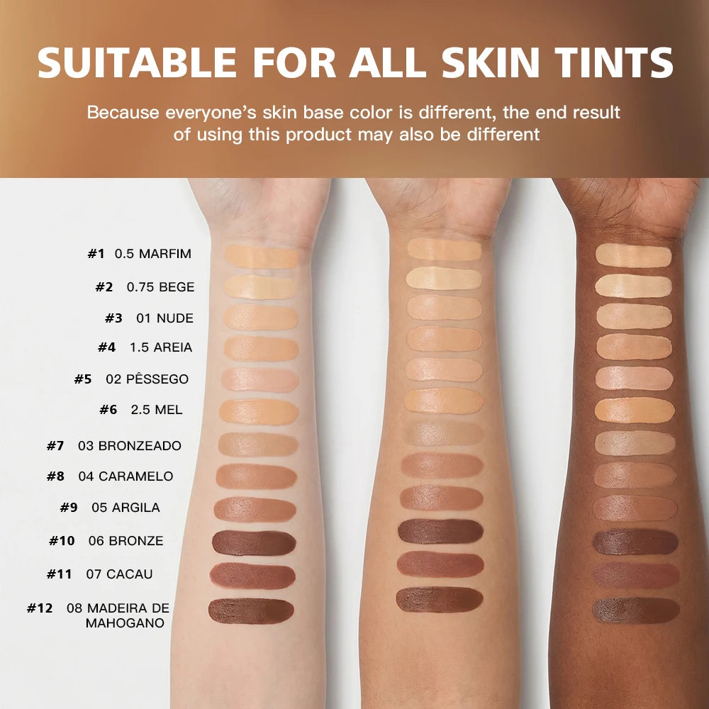 Matte Lightweight Liquid Foundation for Pore Minimizing & Oil Control - 6