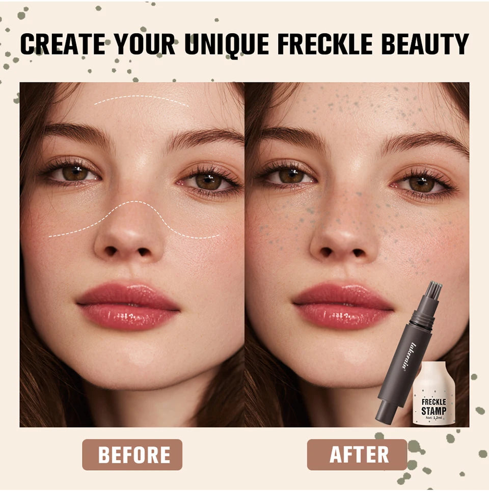 Waterproof Natural Looking Freckle Stamp Makeup Pen - 11