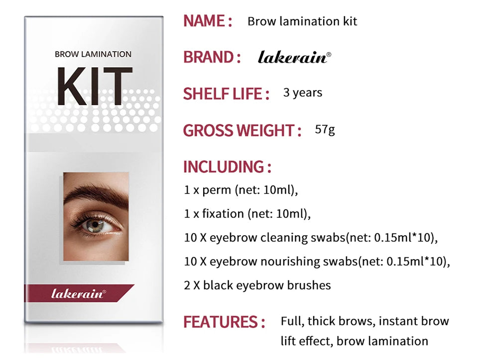 Professional Eyebrow Lamination Lifting and Styling Kit