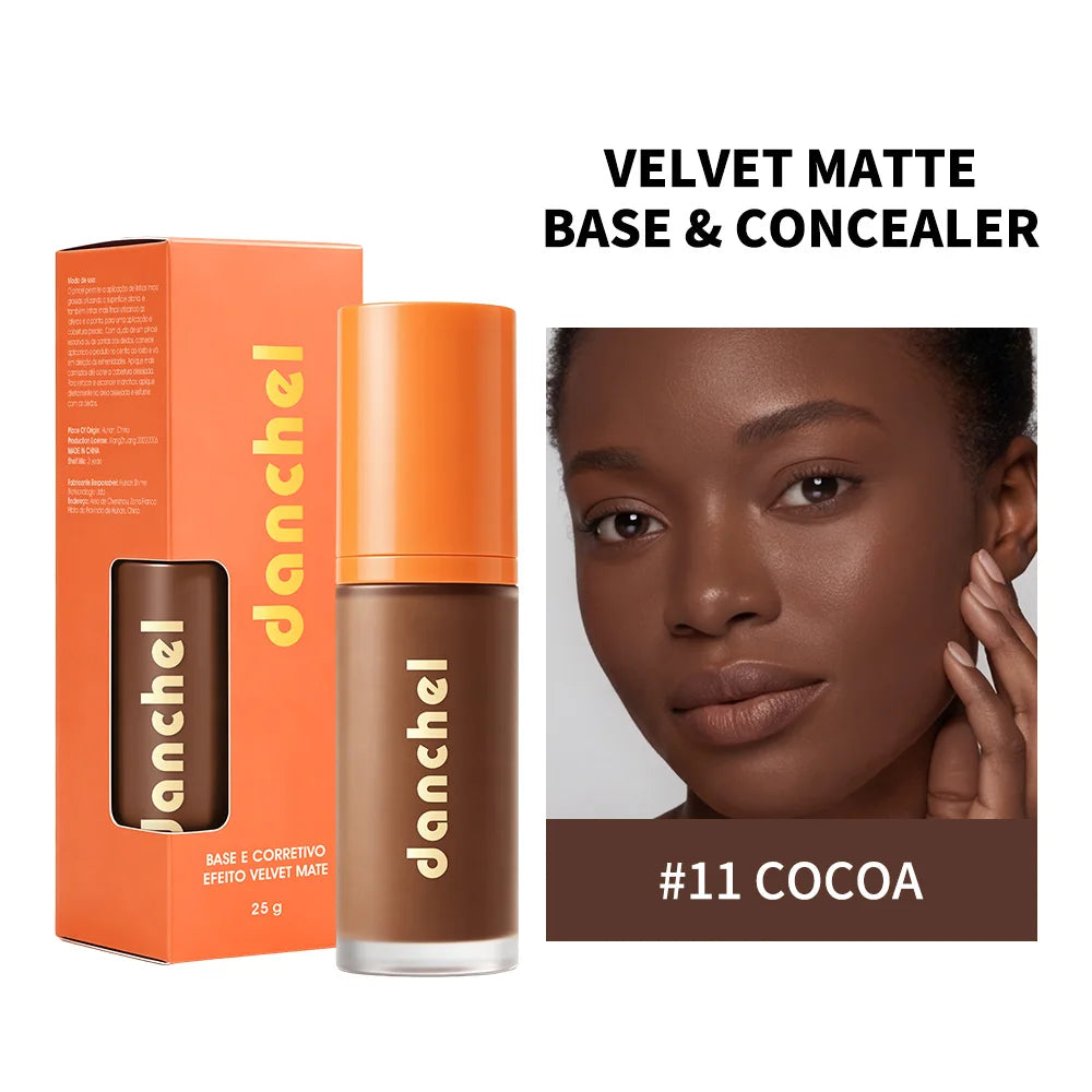 2-in-1 Velvet Matte Liquid Foundation and Concealer - 30