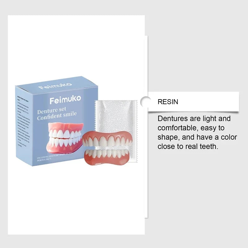 Temporary Cosmetic Denture Set for Instant Smile Restoration - 13