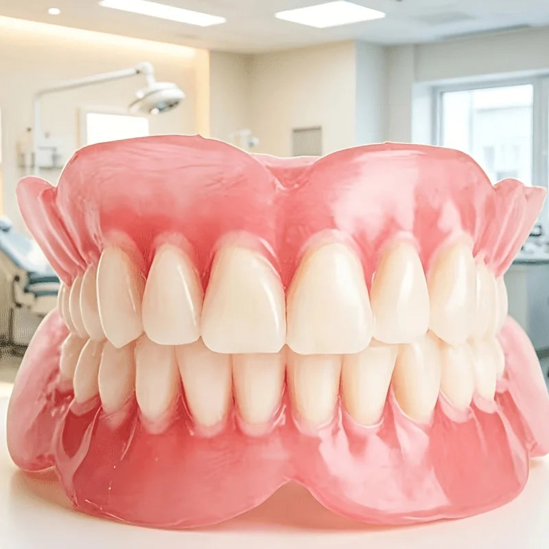 Instant Silicone Cosmetic Dentures for Upper and Lower Teeth - 2