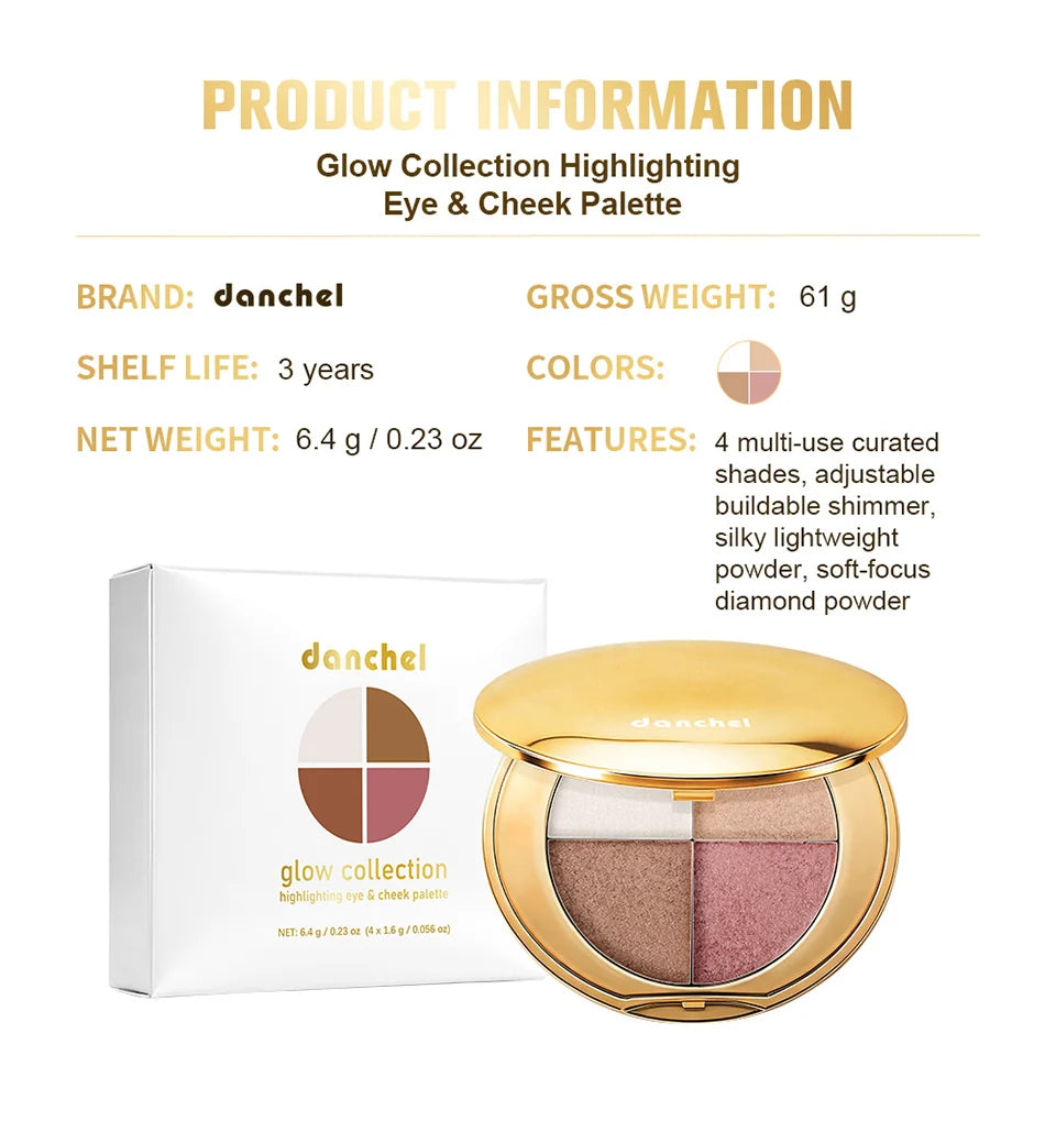 4-in-1 Highlighting and Contouring Face Palette