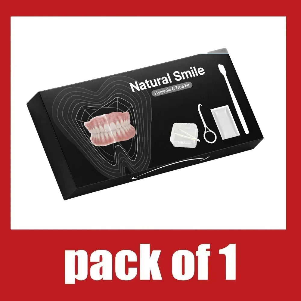 Full Mouth Denture Set with Hygiene Maintenance Kit - 9