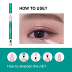 Waterproof Shimmer Pearlescent Eyeliner and Eye Brightener Pencil