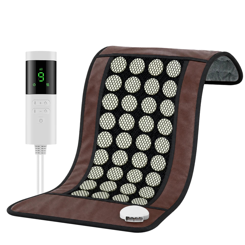 Natural Jade Stone Heated Pad for Back and Muscle Relief