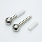 Stainless Steel Cooling Facial Globes for Puffiness and Wrinkles