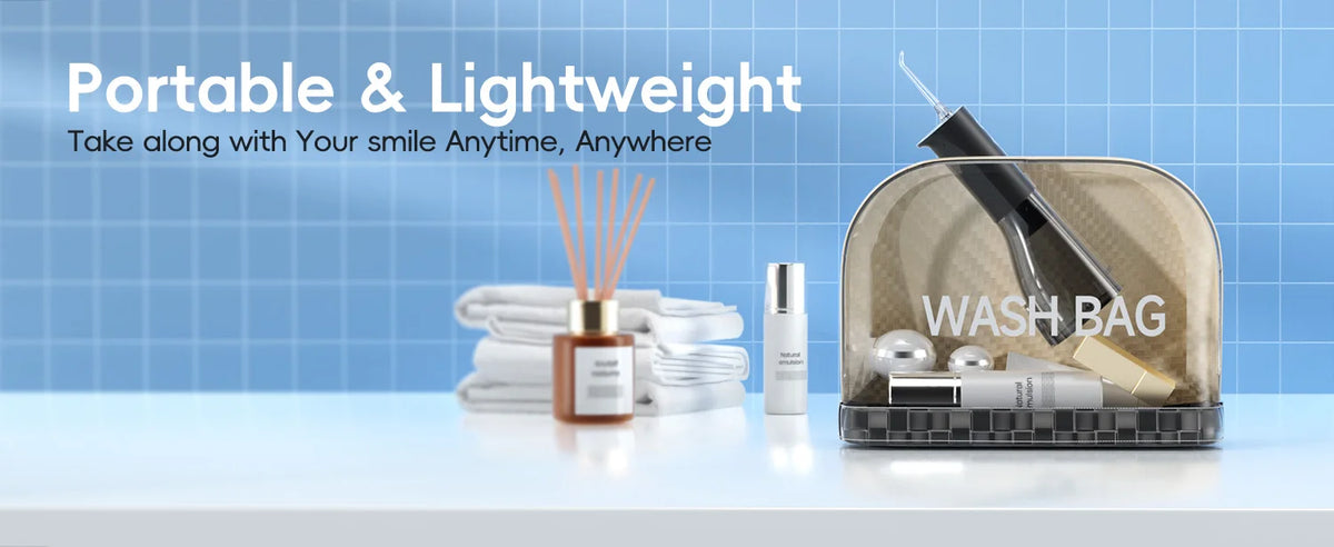 Portable Electric Water Flosser and Sonic Toothbrush Oral Care Kit