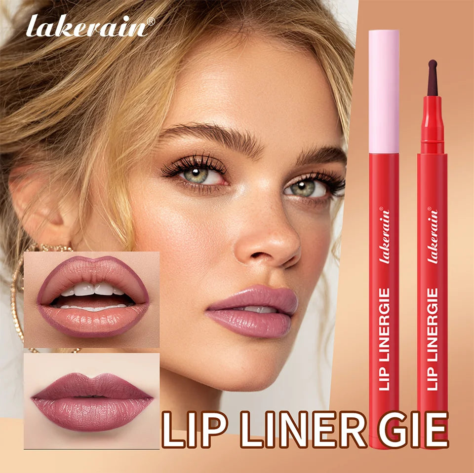 Waterproof Sculpting Ballpoint Felt Tip Lip Liner Stain