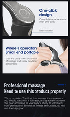 Electric Fascia Muscle Massage Tool for Deep Tissue Relaxation