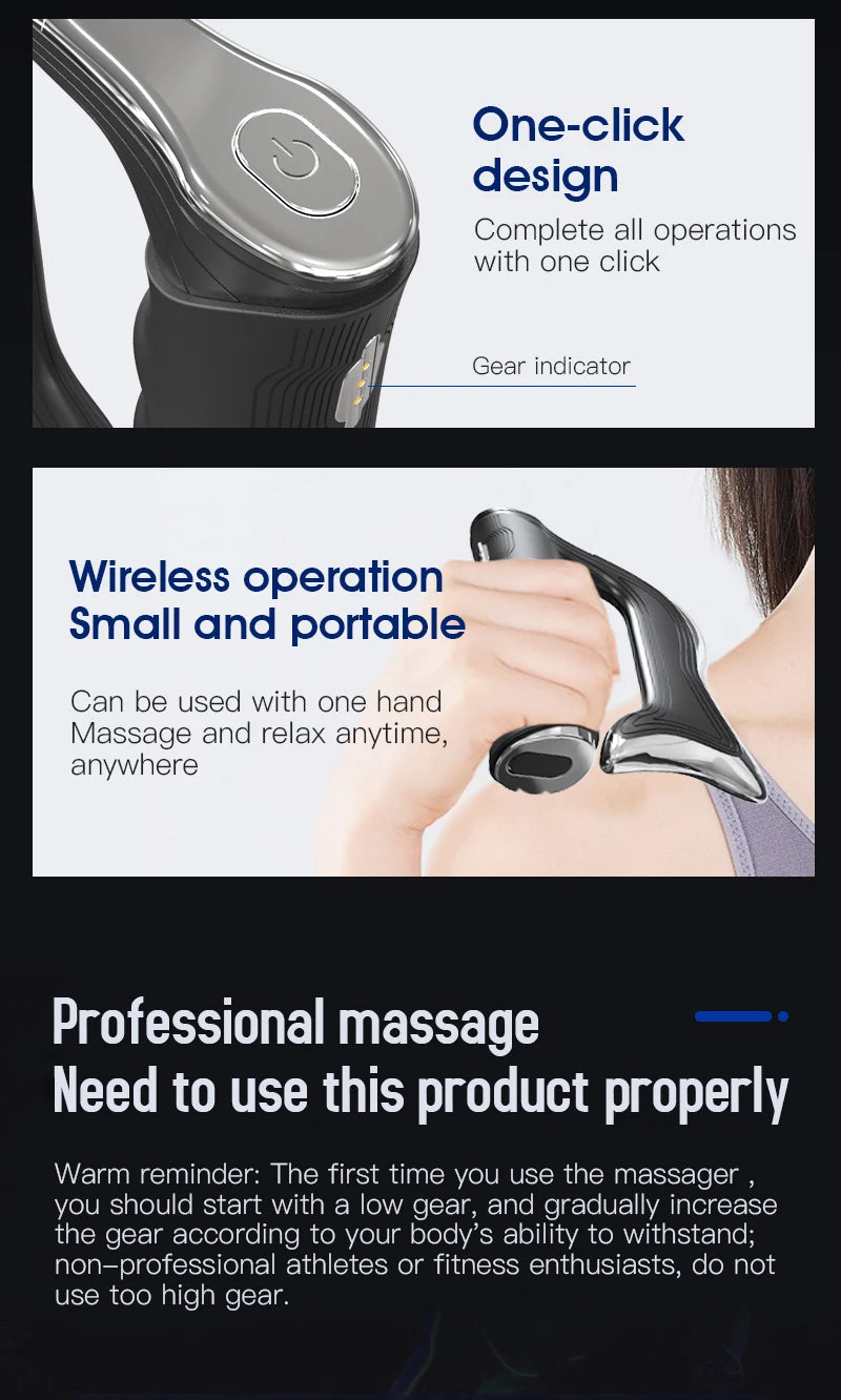 Electric EMS Myofascial Muscle Scraper and Body Massager