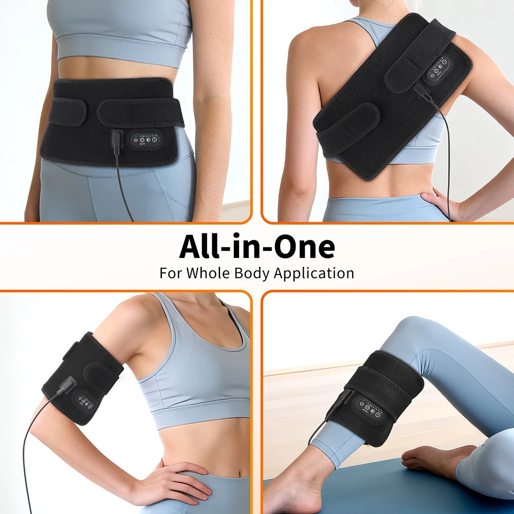 Red and Infrared Light Therapy Belt for Body Pain Relief