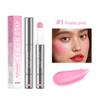 Liquid Blush Stick with Sponge Tip for Cheeks