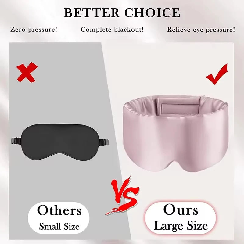 Silk Sleep Mask for Total Light Blocking and Comfortable Rest - 13
