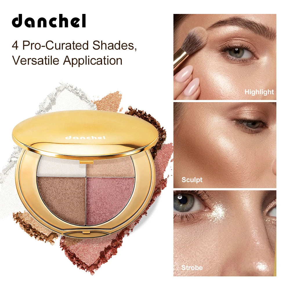 4-in-1 Highlighting and Contouring Face Palette