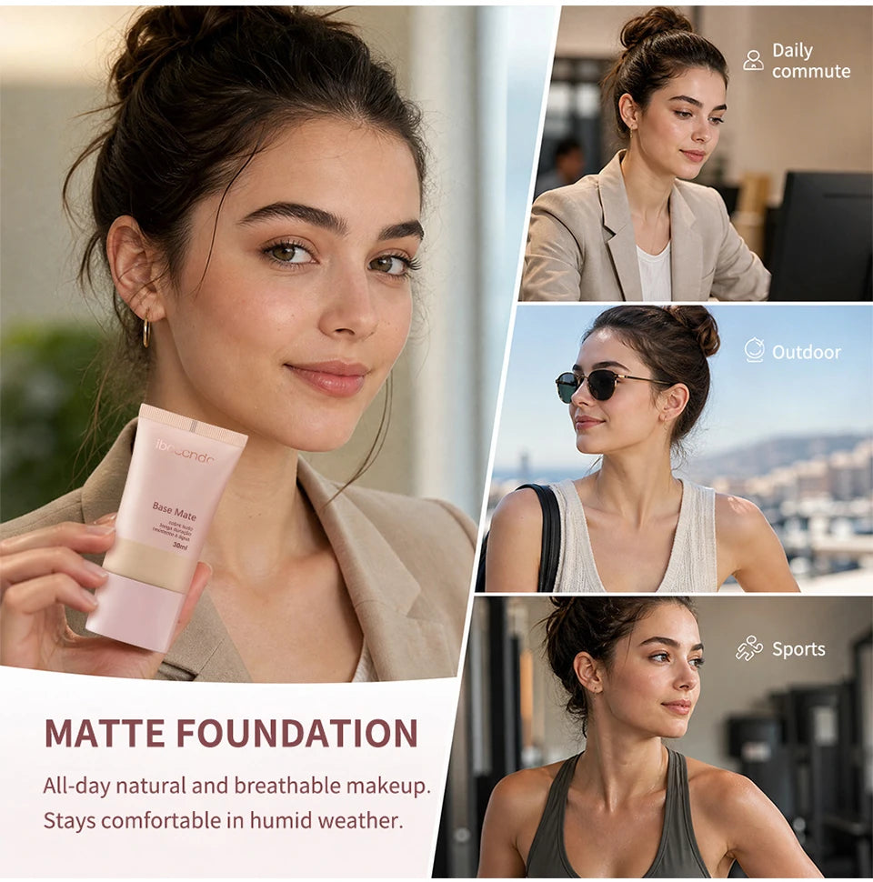 Long-Lasting Waterproof Matte Liquid Foundation - 11